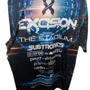 XL - Excision The Stadium Rave Line Up T Shirt
